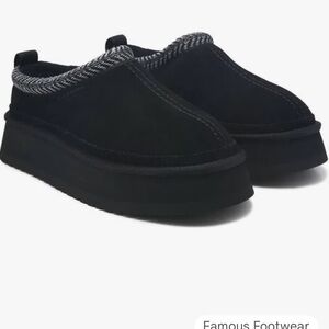 UGG Women's Black Platform Slipper